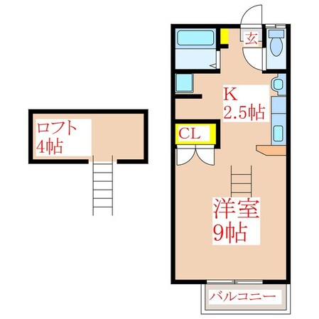 コーポ和の物件間取画像